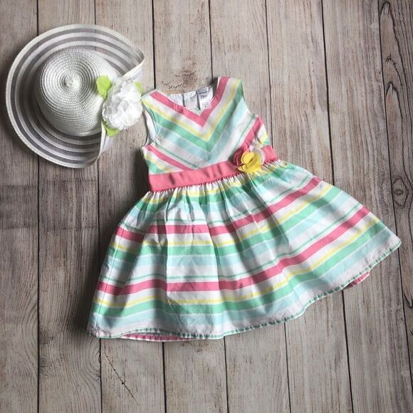 Carter's Spring/Summer Dress with Hat - Picture 1 of 12
